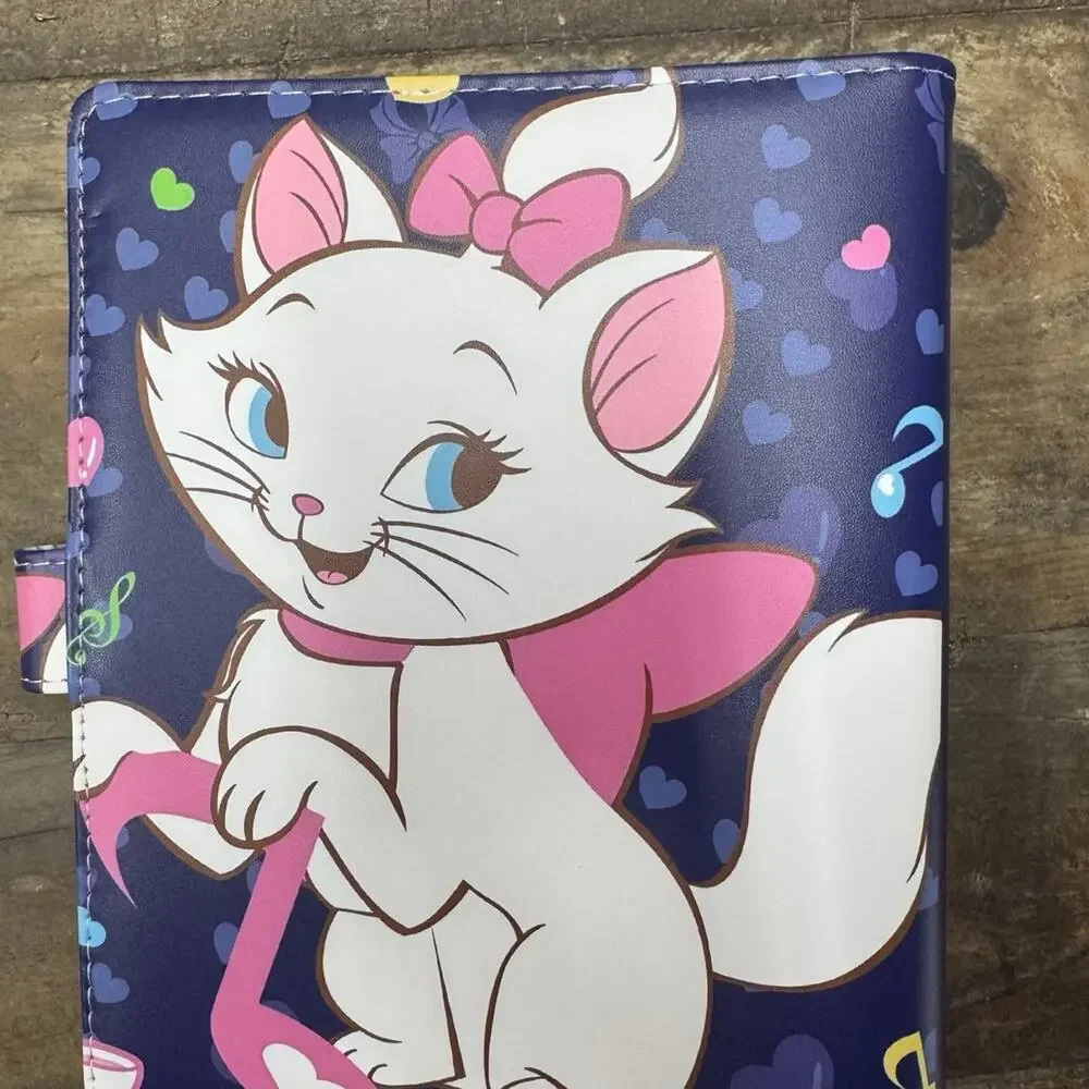 Marie Cat Bundle: A5 Binder with matching paper, divider, tote, and notebook.